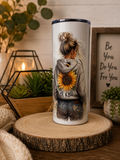 Be Kind Sunflower 20oz Skinny Tumbler