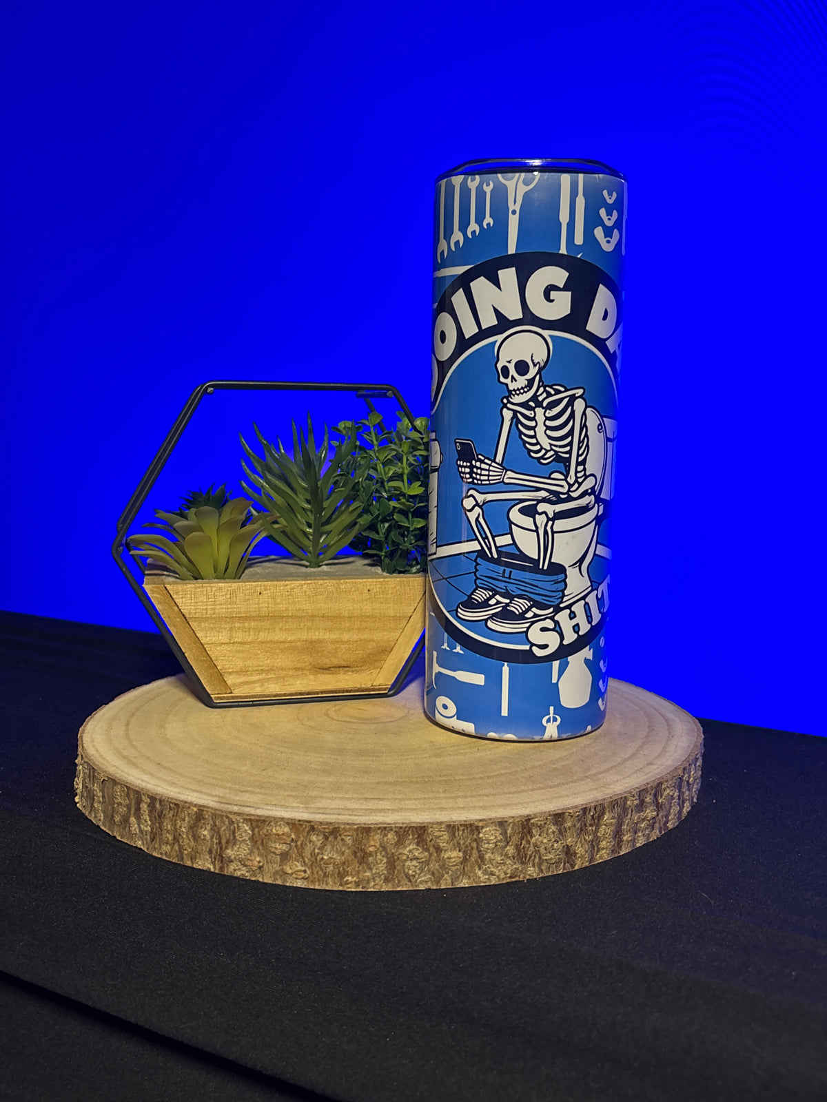 Funny Mechanic 20oz Skinny Tumbler “Doing Dad Sh*t” Travel Mug