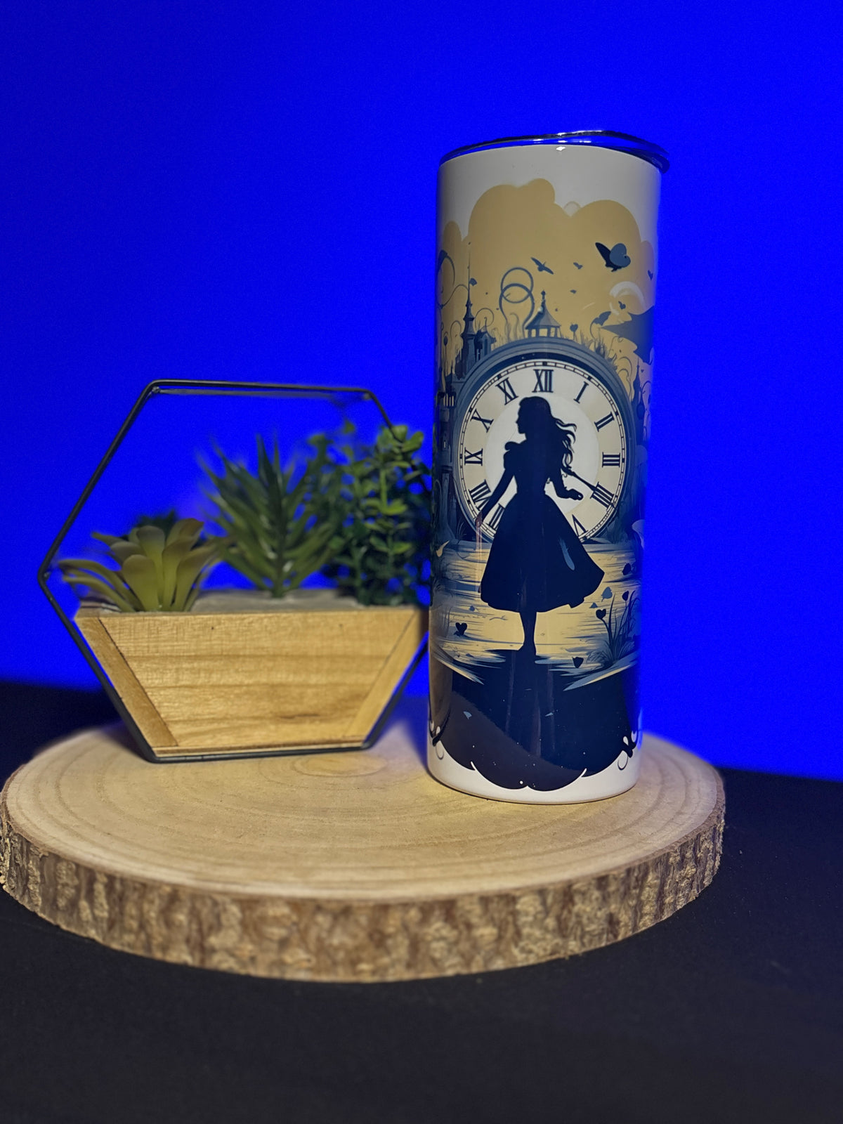 Magical Storybook Clock 20oz Skinny Tumbler