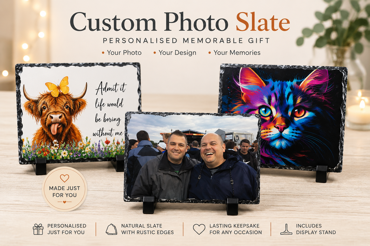 Personalised Photo Slate – Choose Your Design or Photo