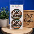 Dog Mama Car Coasters – Set of 2