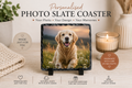 Personalised Photo Slate Coaster – Your Photo or Design