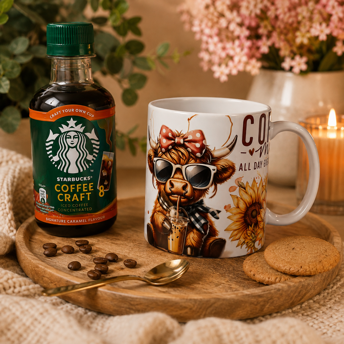 Highland Cow Coffee Mode 11oz Ceramic Mug