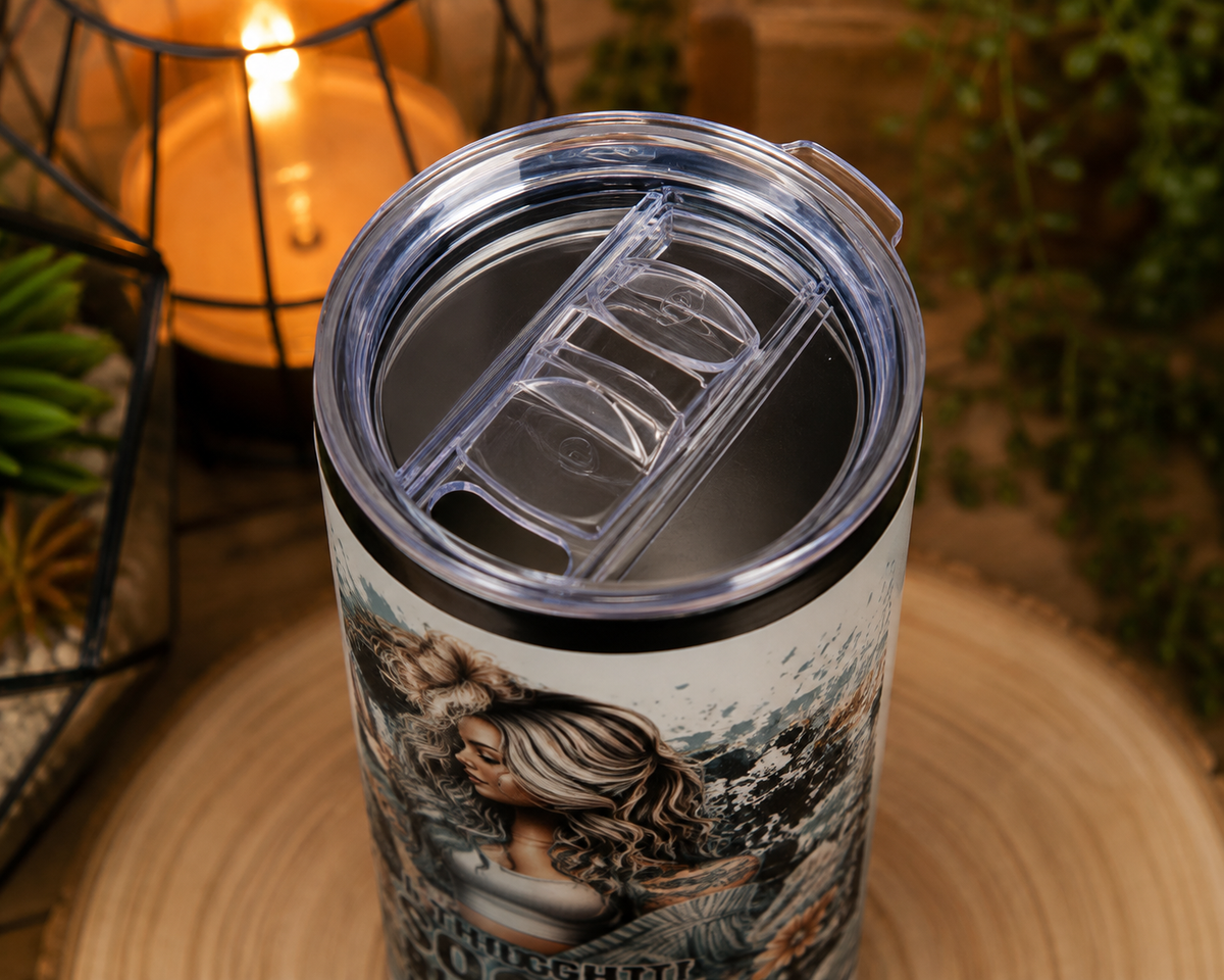 Funny Social Anxiety 20oz Skinny Tumbler