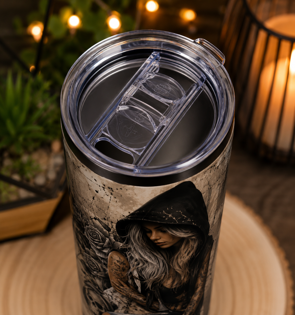 Alternative Gothic Girl 20oz Skinny Tumbler