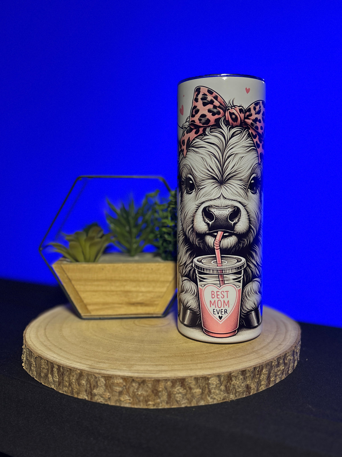 Highland Cow Best Mum 20oz Tumbler