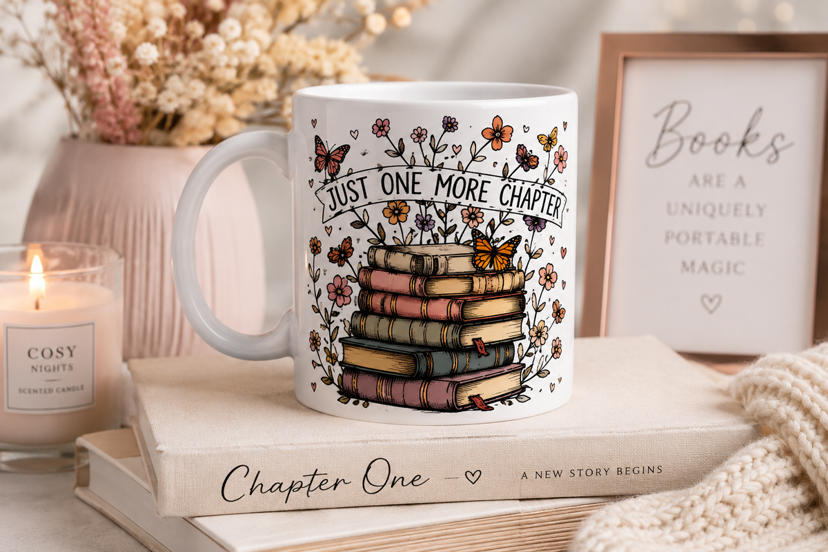 Just One More Chapter Book Lover Mug