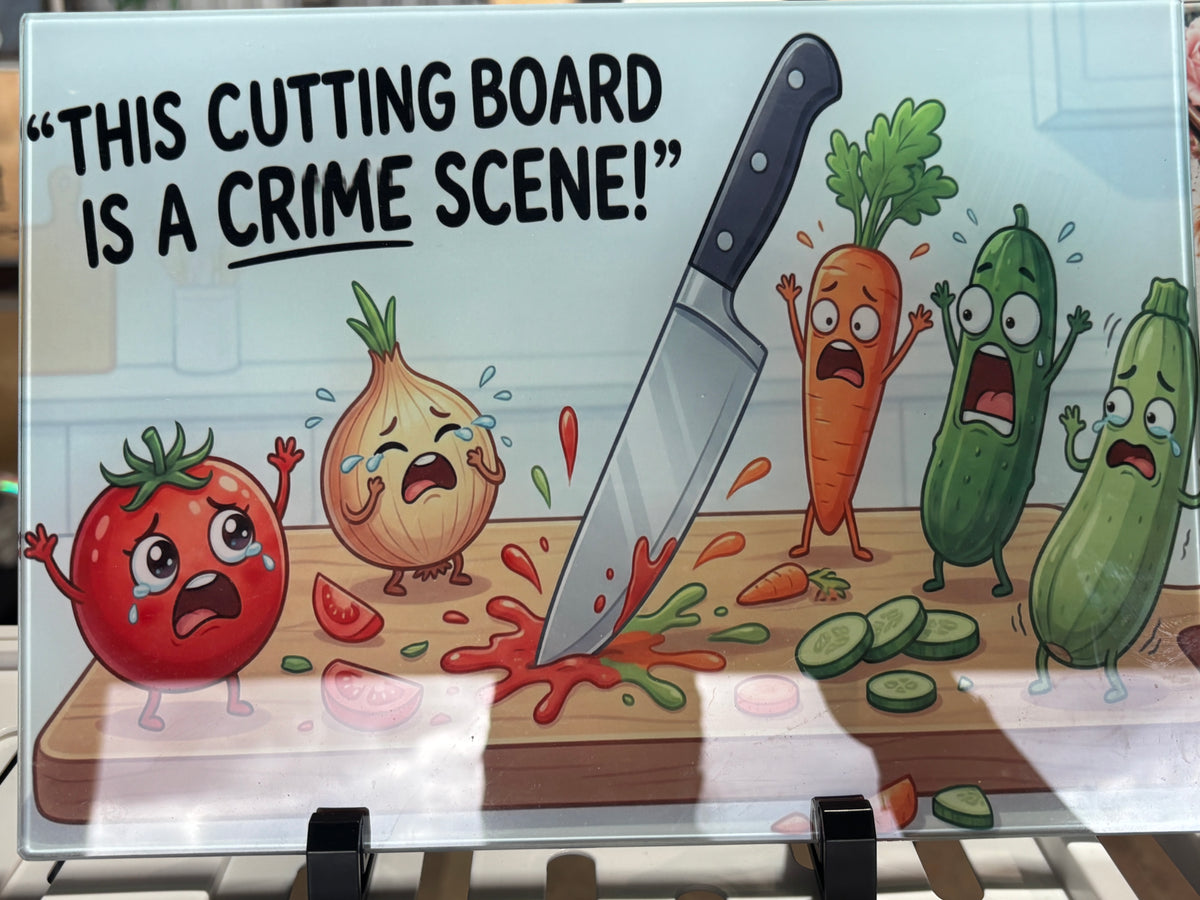 Personalised Glass Chopping Board – Choose Your Design