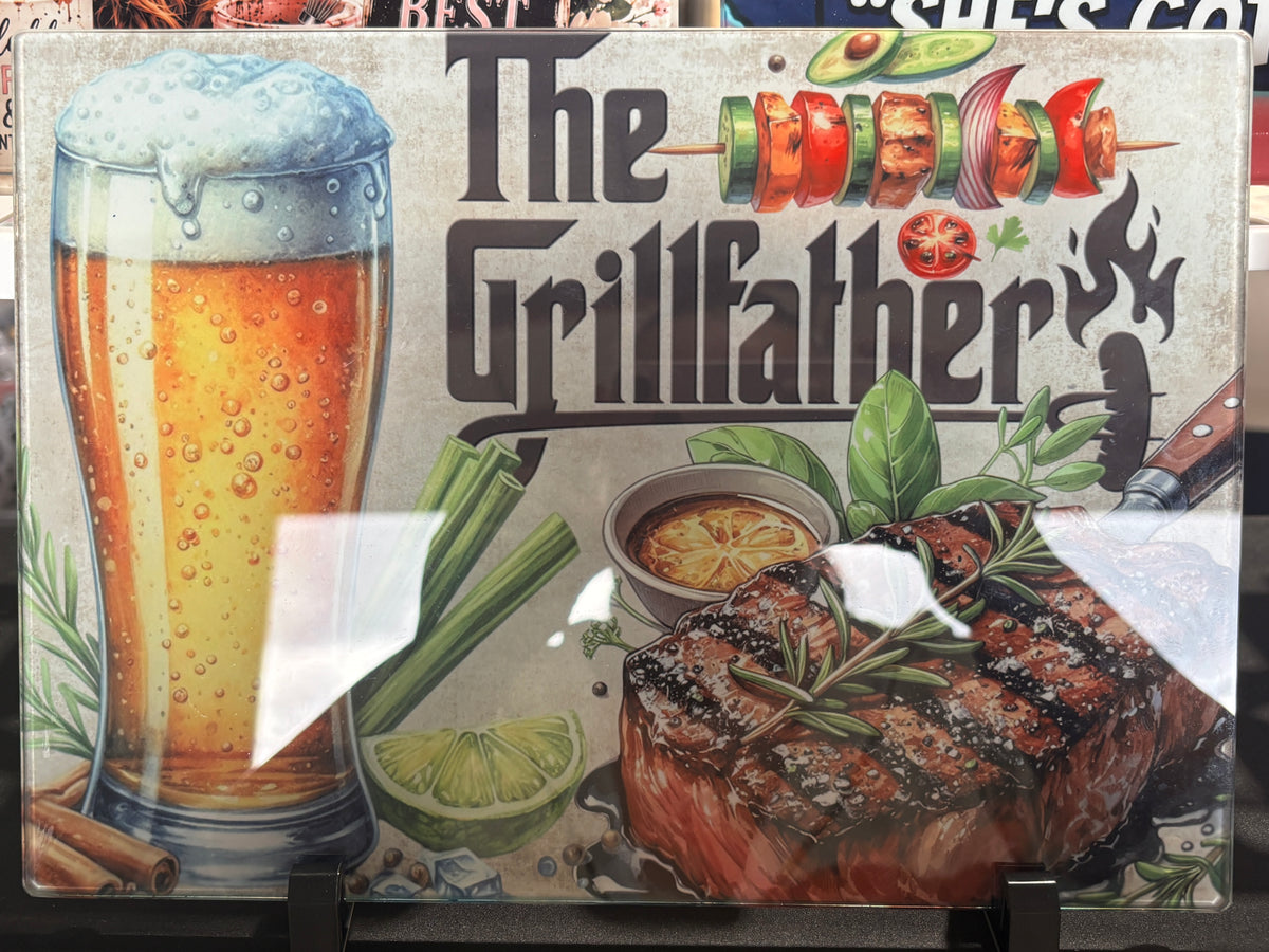 Personalised Glass Chopping Board – Choose Your Design