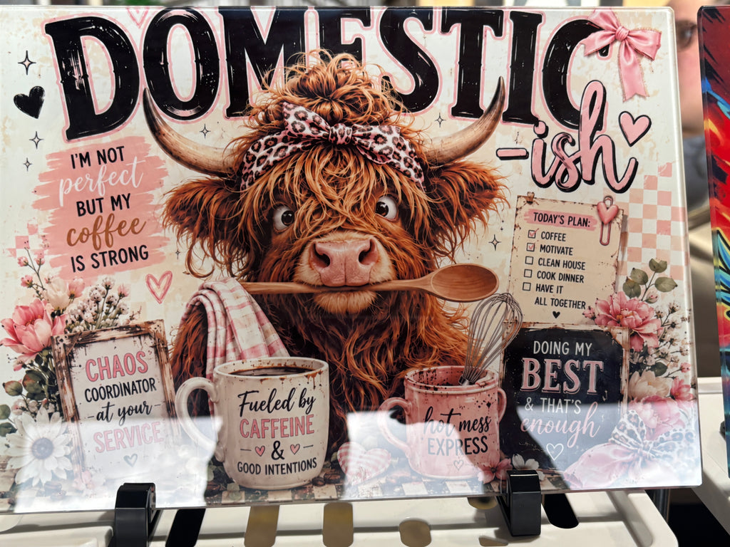 Personalised Glass Chopping Board – Choose Your Design