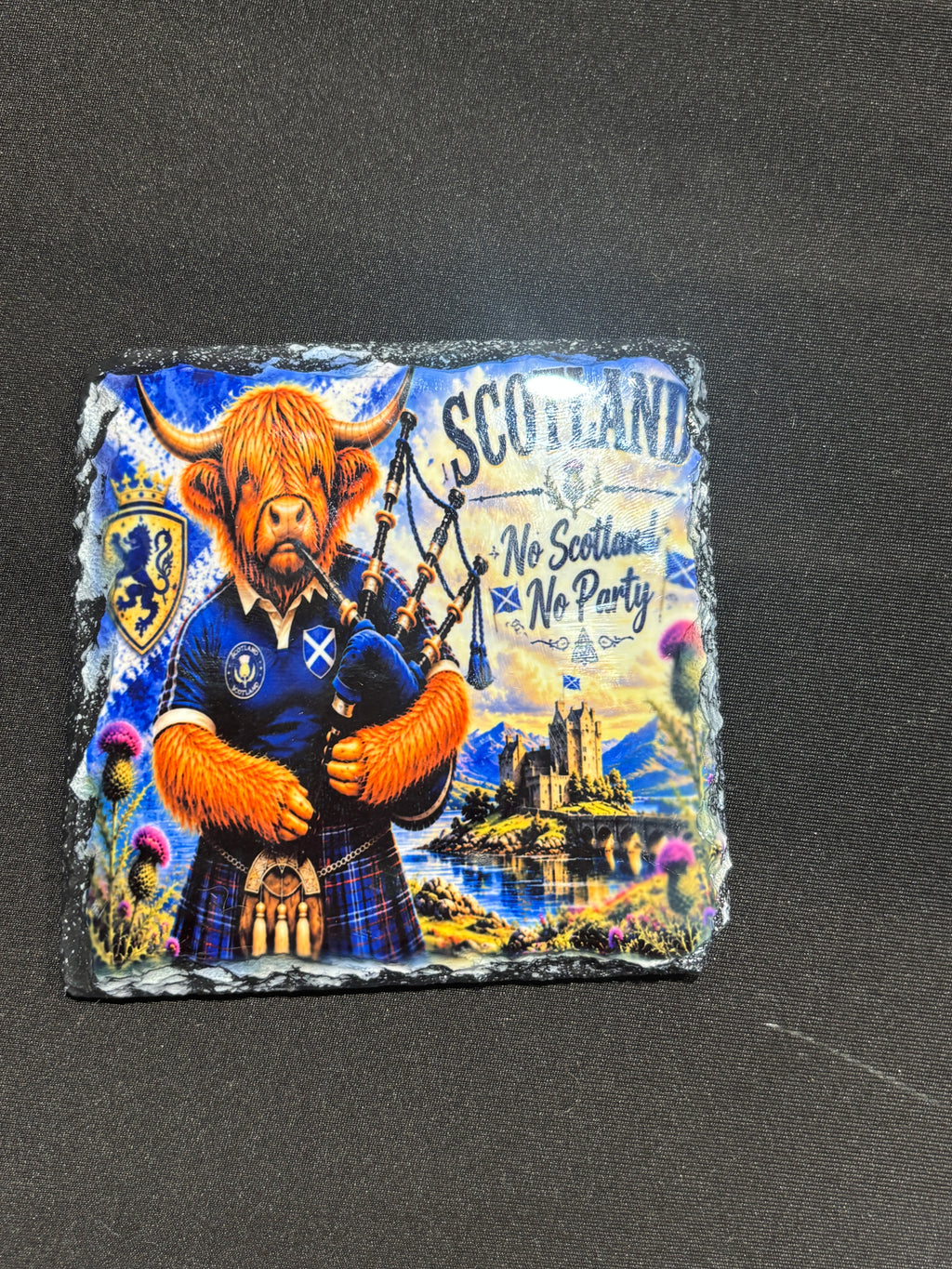 Personalised Photo Slate Coaster – Your Photo or Design